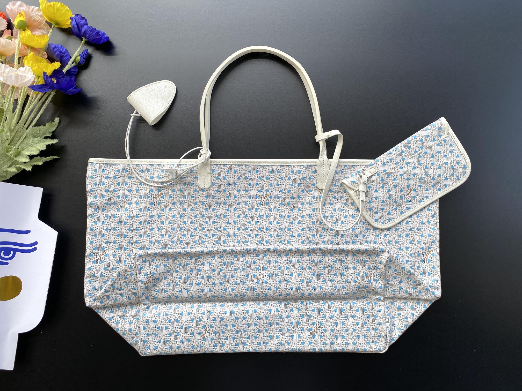 Go*ard tote bag-28*15*34cm&34*20*40cm