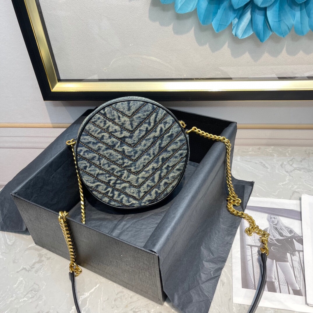 Y*L vinyle round bag-17*17*5.5cm