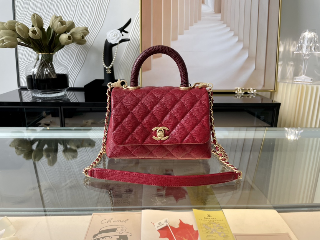 Ch@nel Coco Handlebag-13*19*9CM