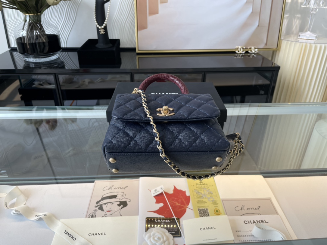 Ch@nel Coco Handlebag-13*19*9CM