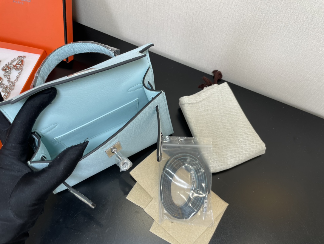 H**mes kelly-gold&silver hardware-19cm