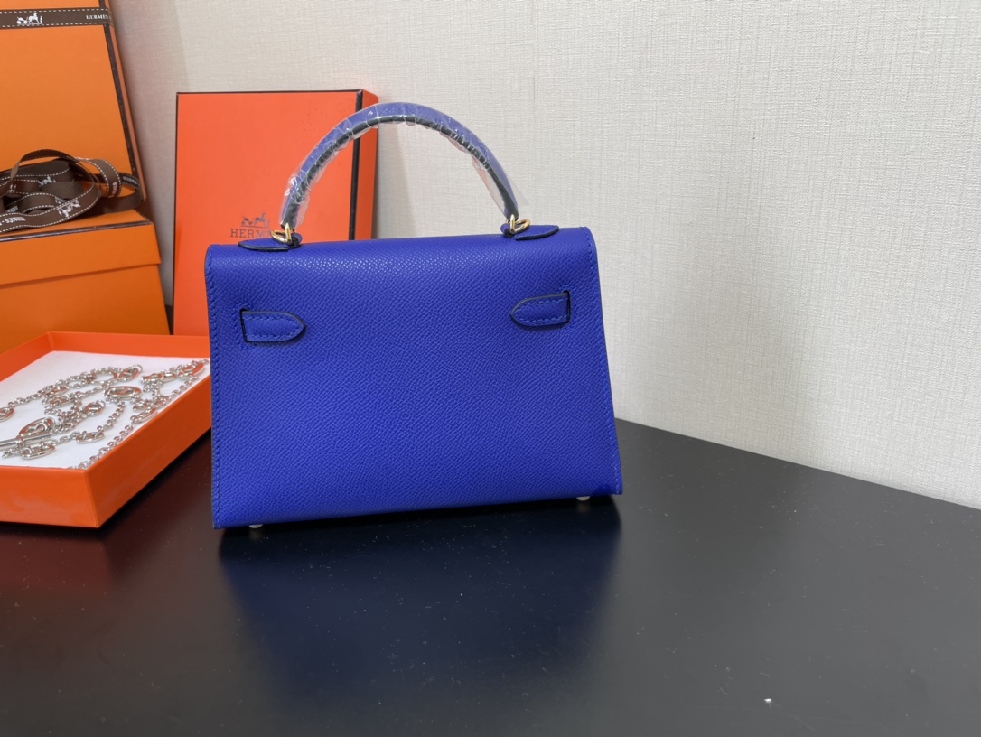 H**mes kelly-gold&silver hardware-19cm