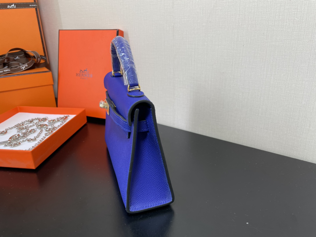 H**mes kelly-gold&silver hardware-19cm