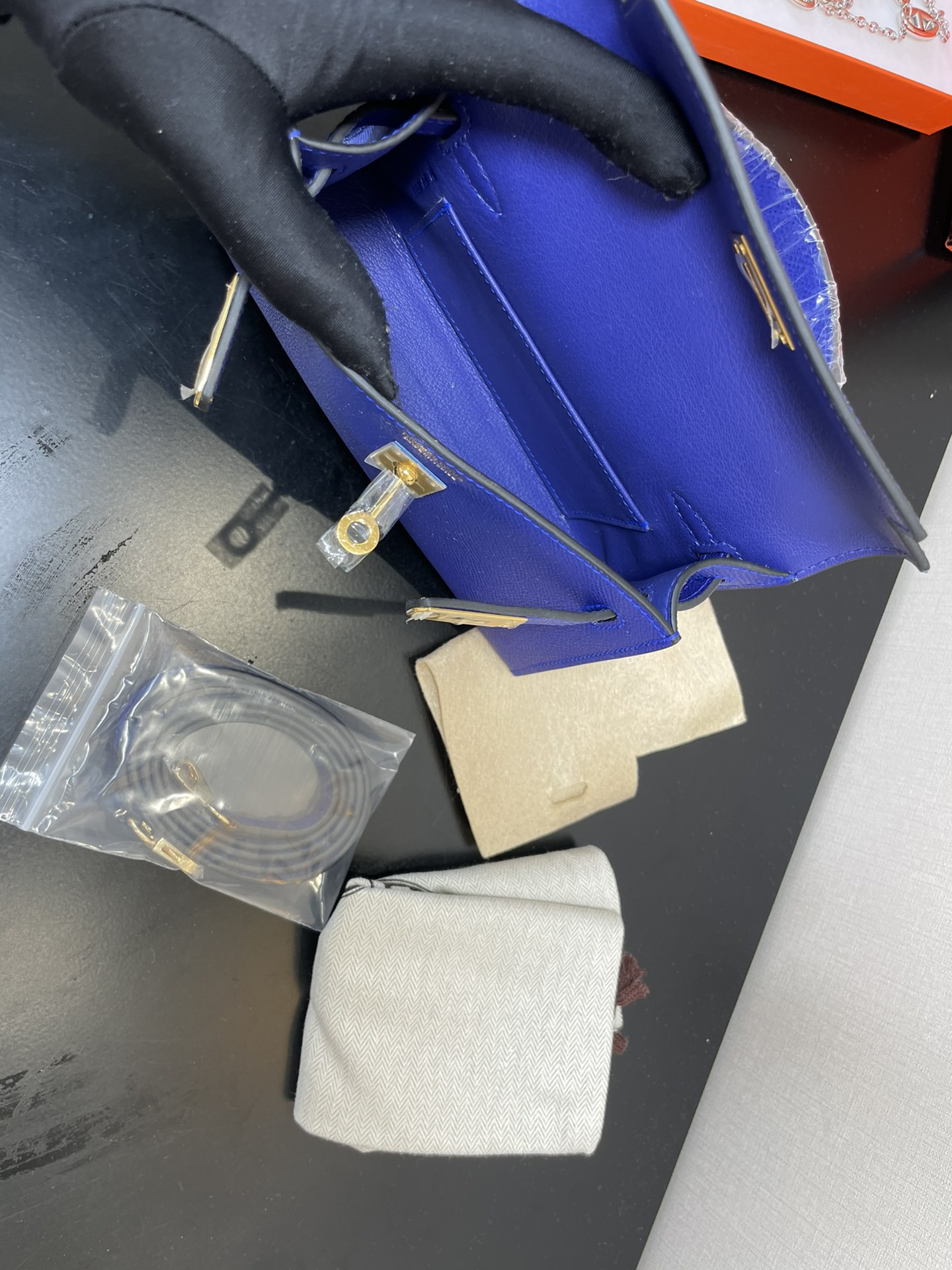 H**mes kelly-gold&silver hardware-19cm