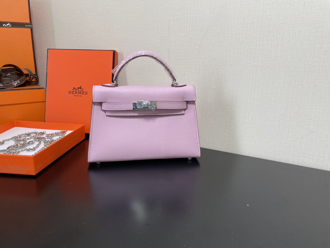 H**mes kelly-gold&silver hardware-19cm