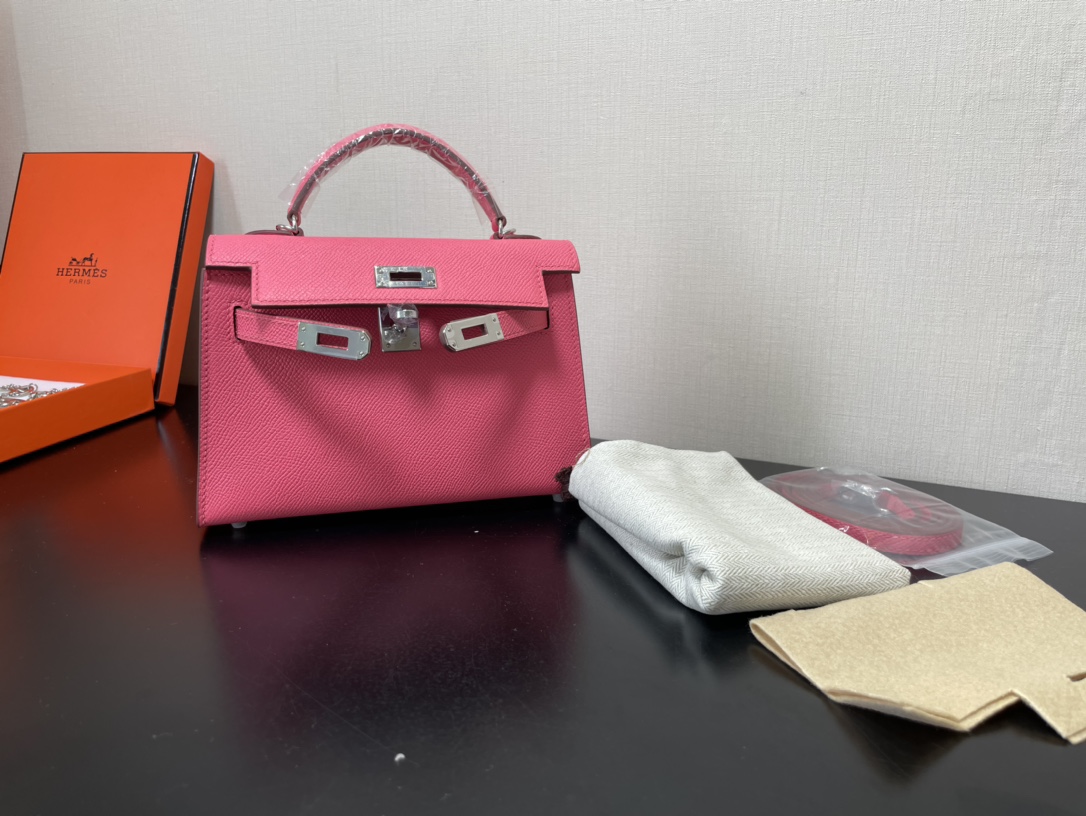 H**mes kelly-gold&silver hardware-19cm