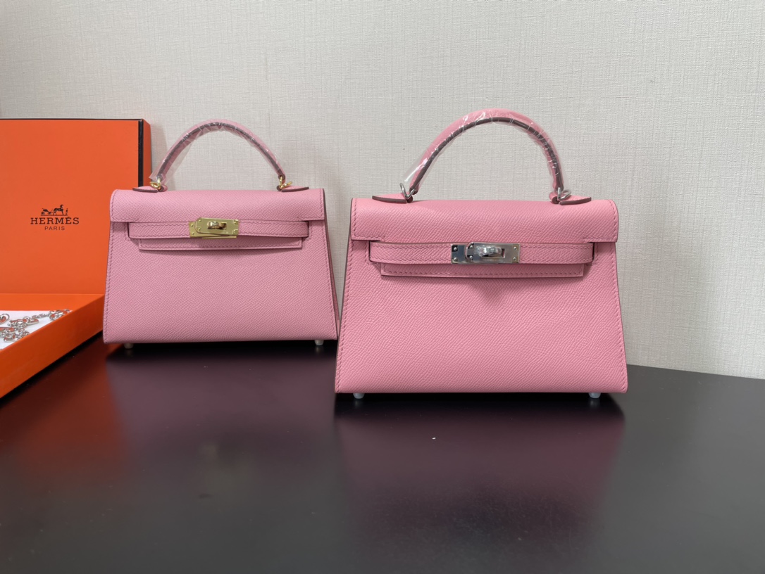 H**mes kelly-gold&silver hardware-19cm