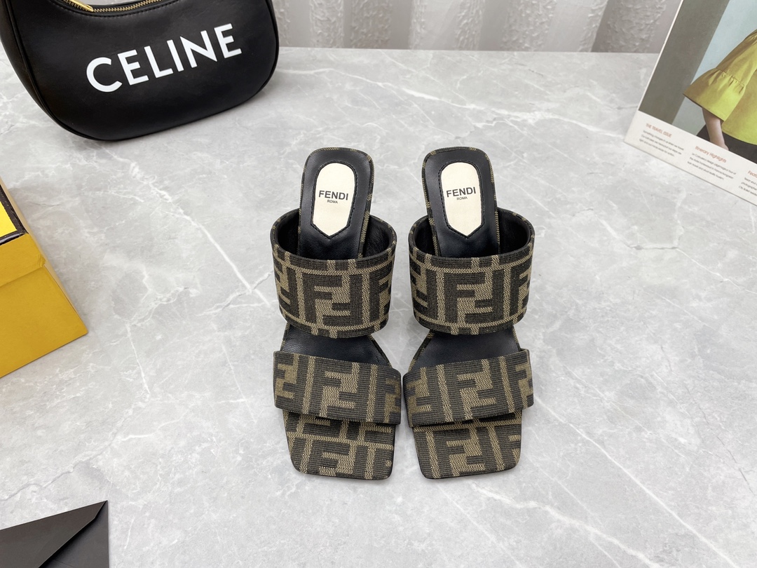 versace&F**di 2022ss sandals-10cm(eu35-41)