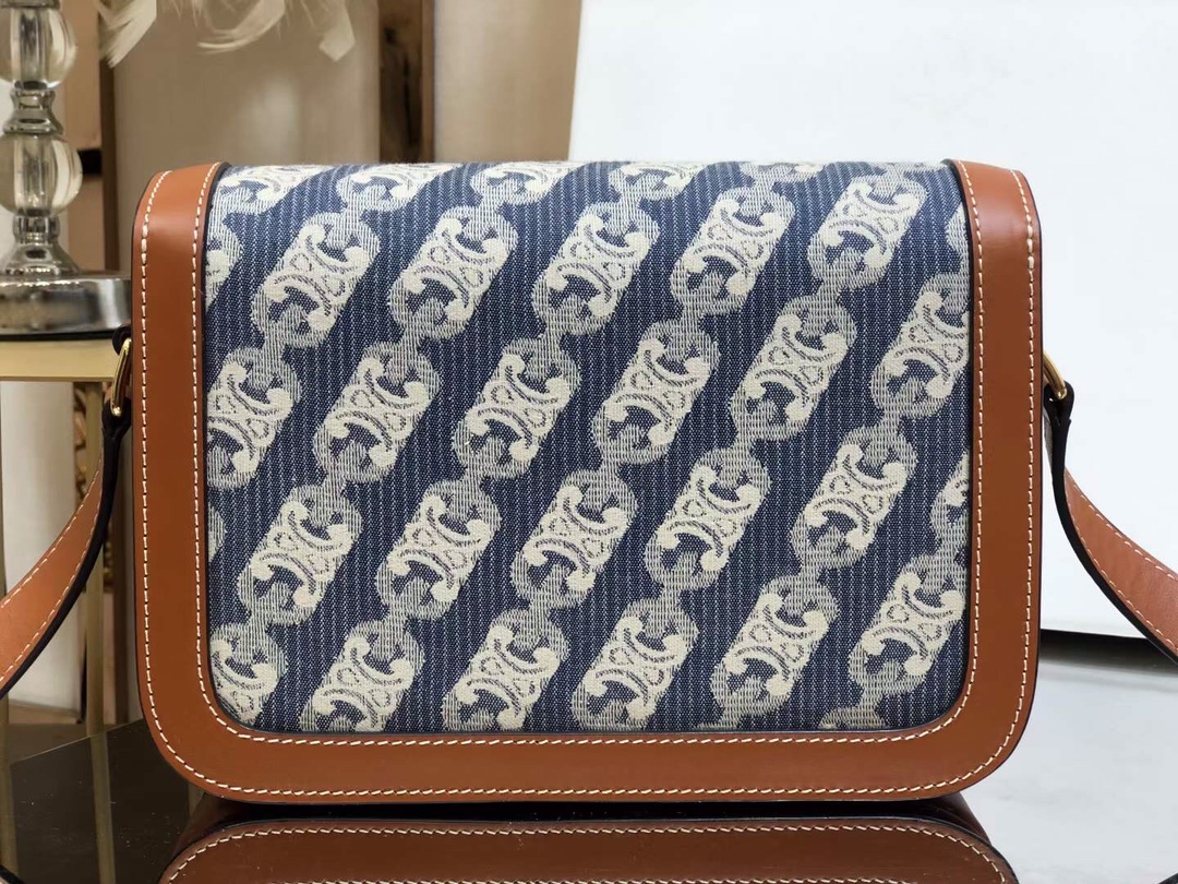 Celin Tambour Box Bag-22*16.5*7CM