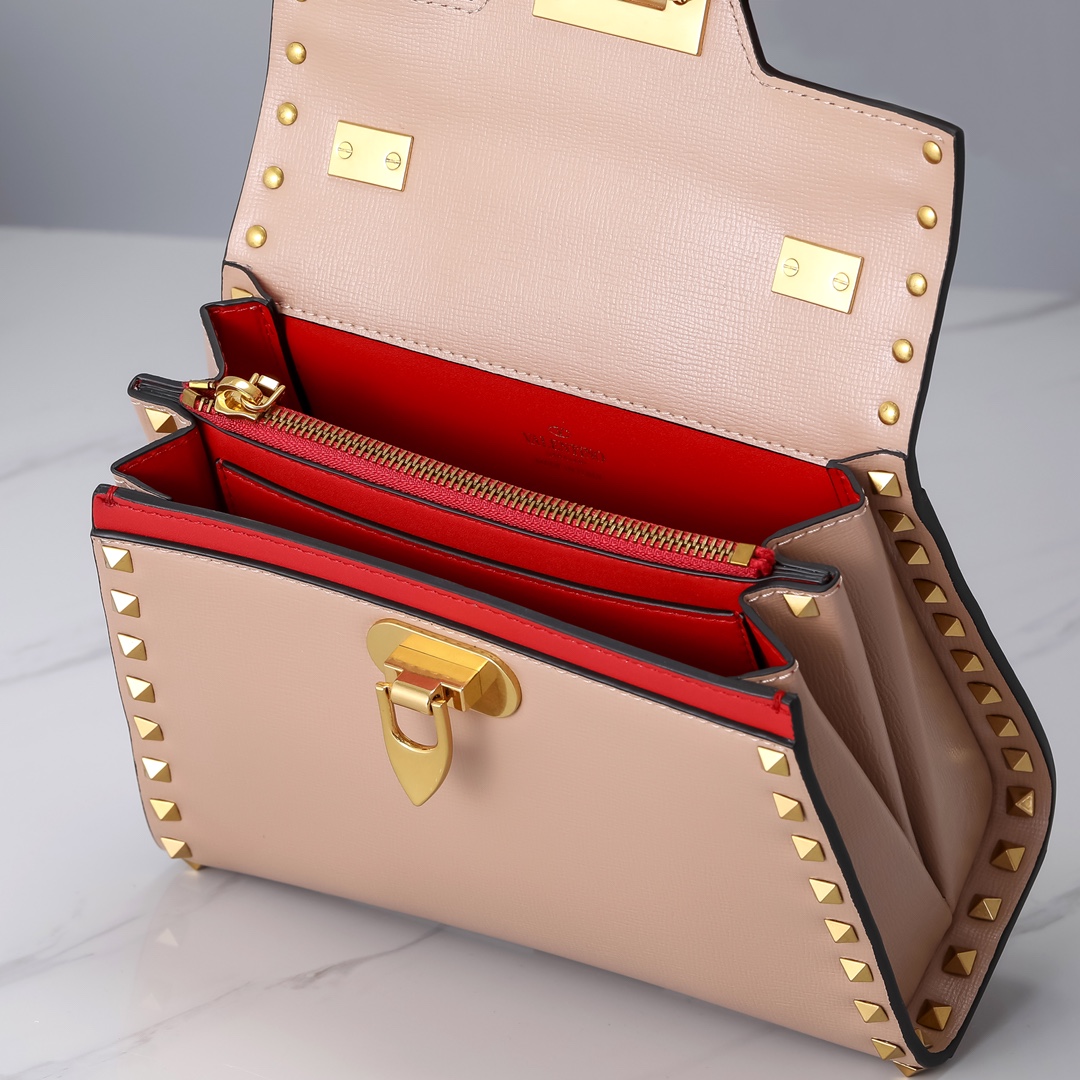 Va1e*ntin0 garavani rockstud alcove-22*17*9cm