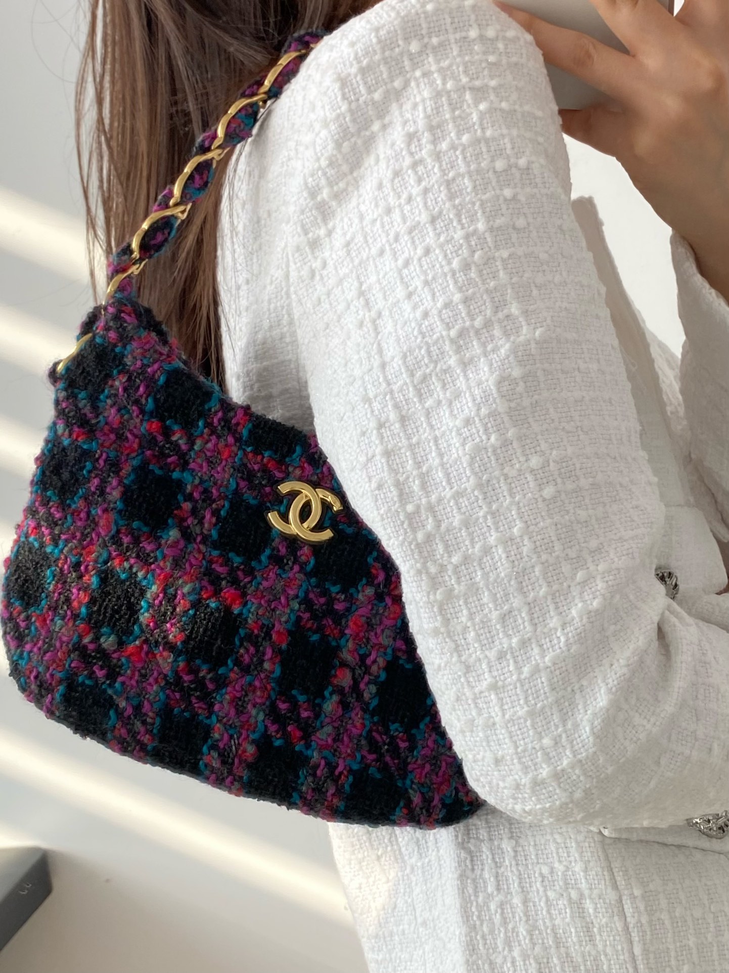 Ch@nel Hobo Handbags-24*17.5*6CM