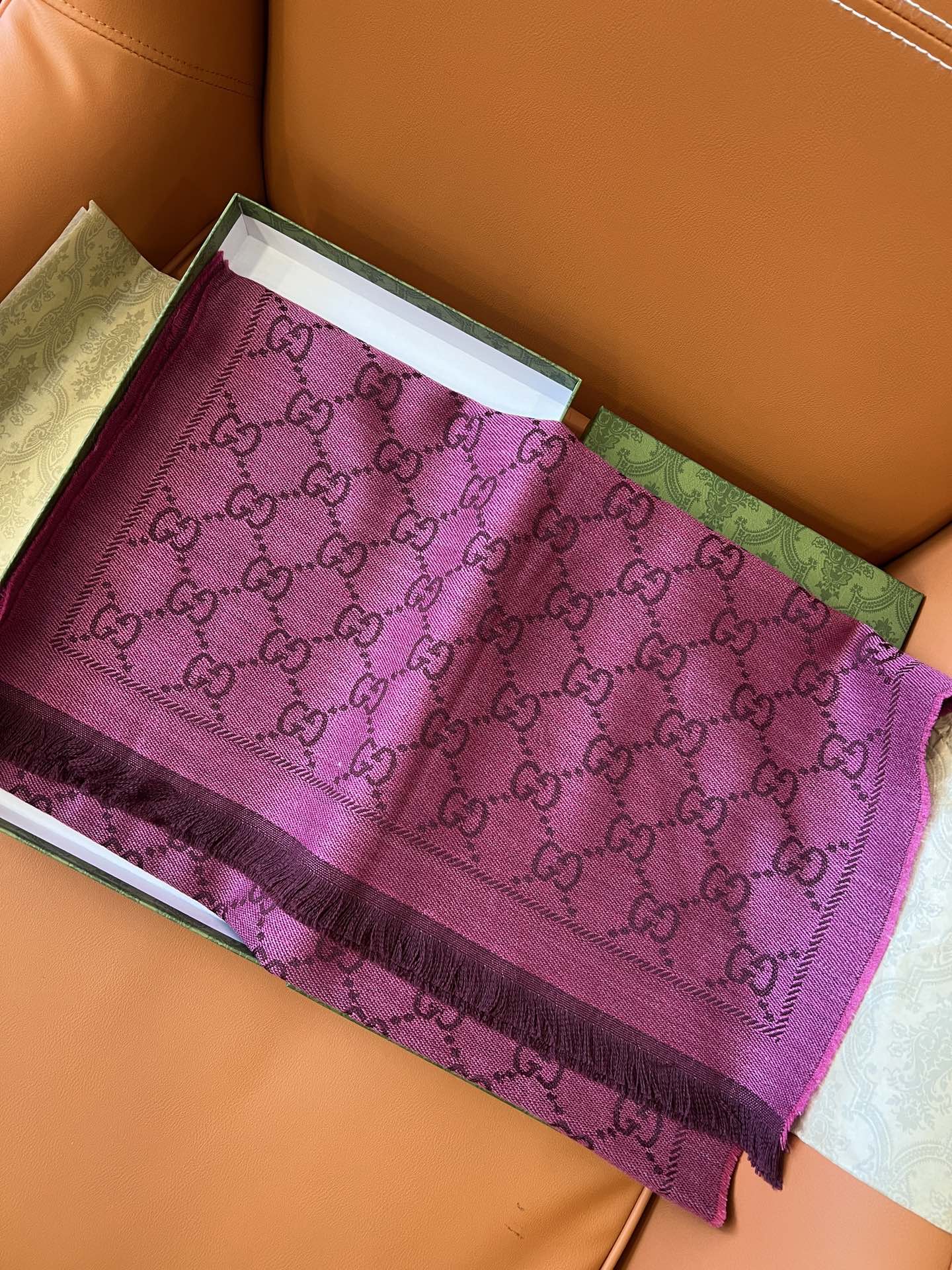 G*u*i scarf-48*180cm