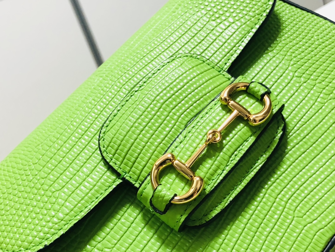 G*u*i 1955 horsebit shoulder bag-20.6*14.4*5.1cm