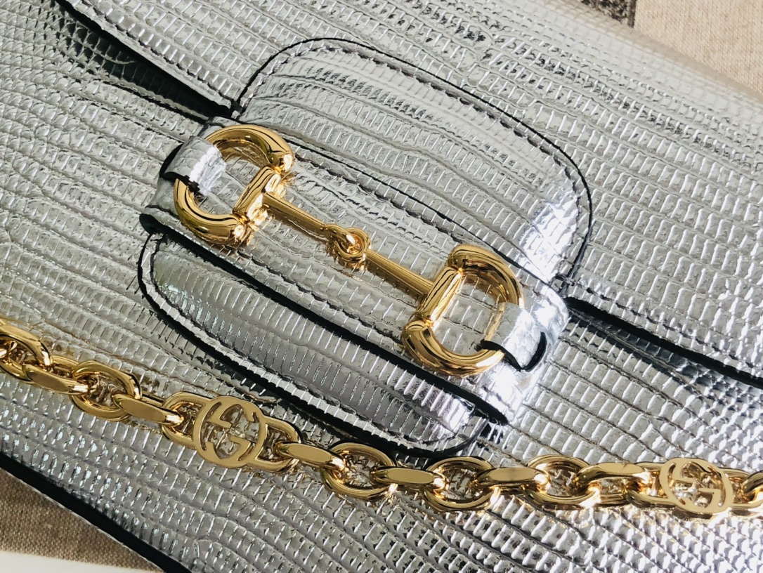 G*u*i 1955 horsebit shoulder bag-20.6*14.4*5.1cm