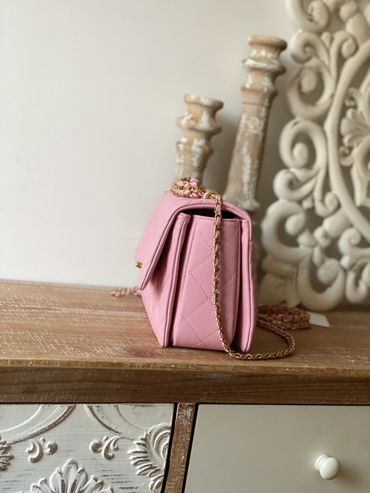 Ch@nel Flap Bag-16*23*11.5CM