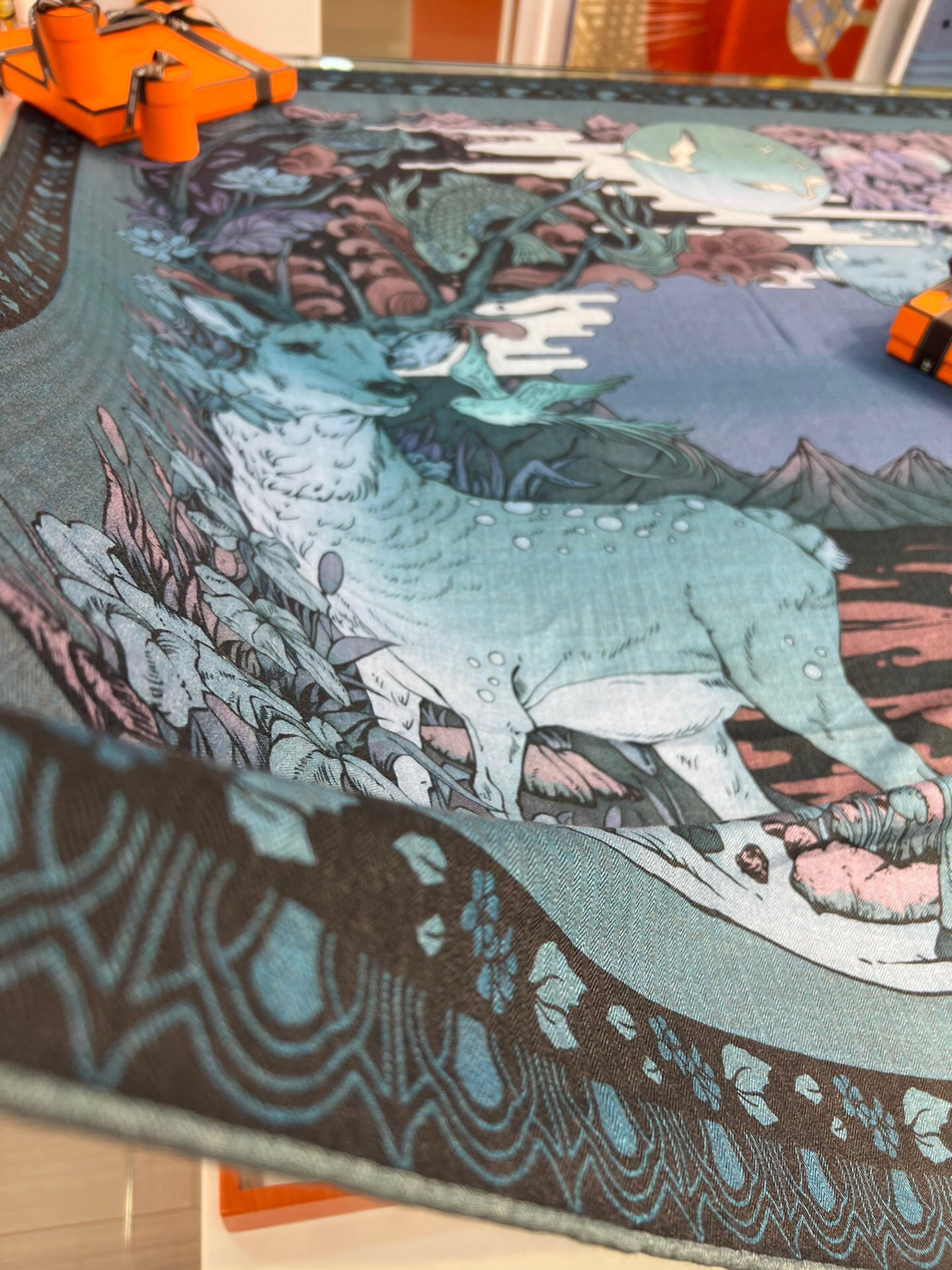 H**mes shawls-140*140cm