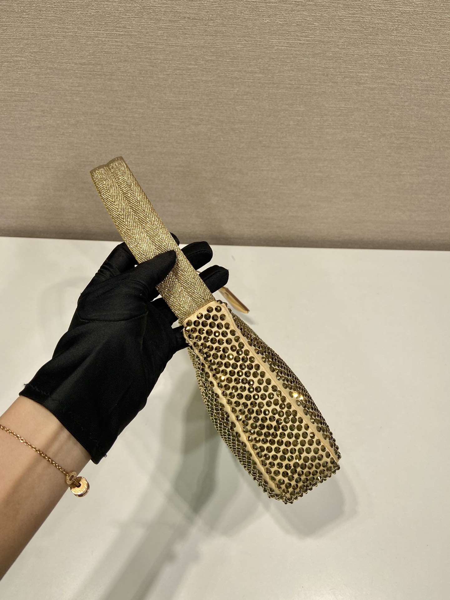 Pra*a nylon 1ne515 hobo bag-23*14*5cm