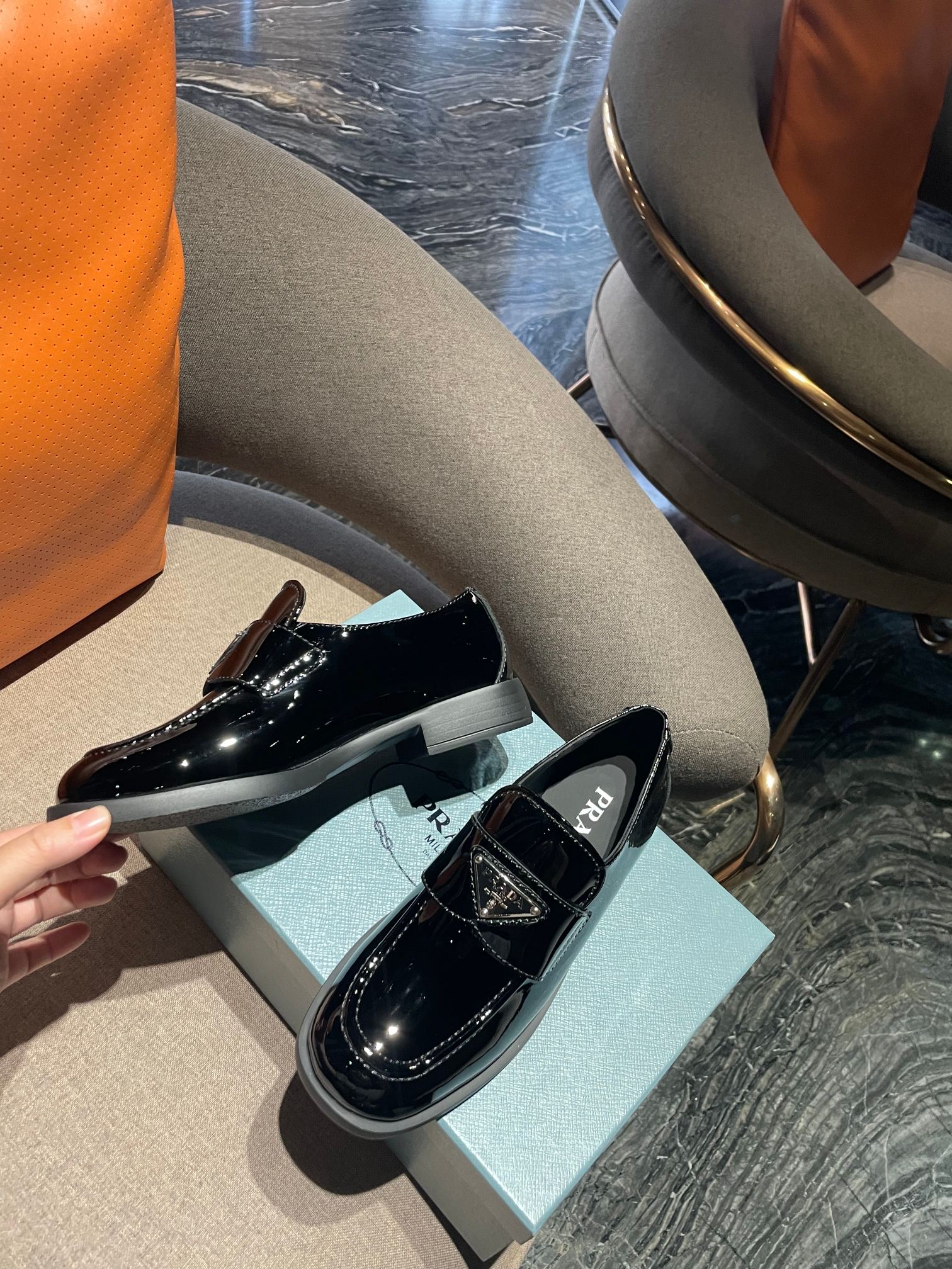 Pra*a boots 2023ss-3cm