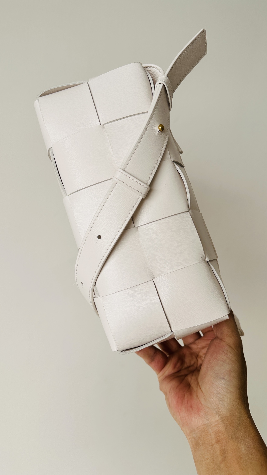 bo*te*ga ve*ne*ta bR1ck mini cassette bag-23.5*10*10cm