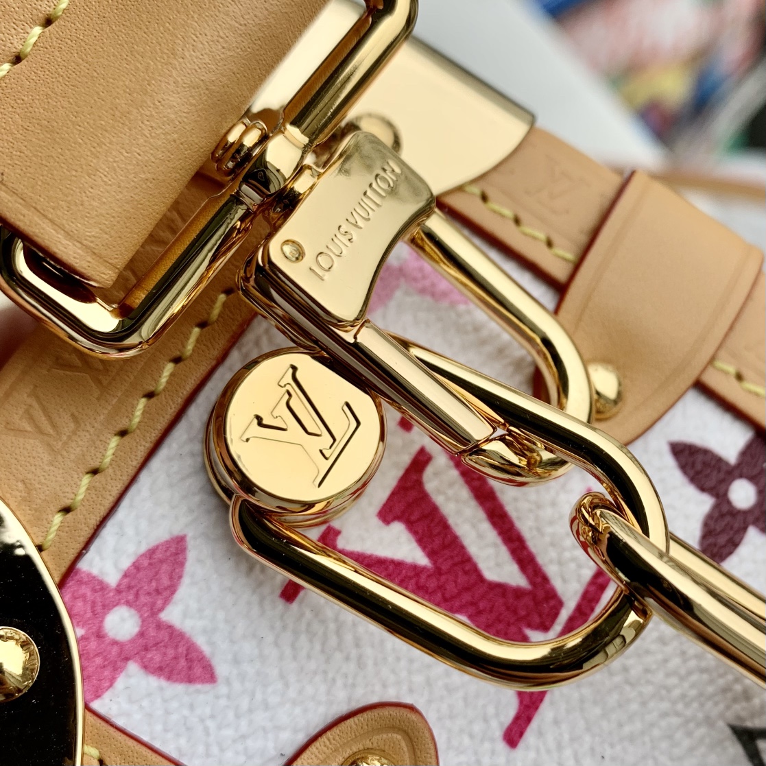 l0*is V*t0n side trunk pm- m46358-21×14×6cm