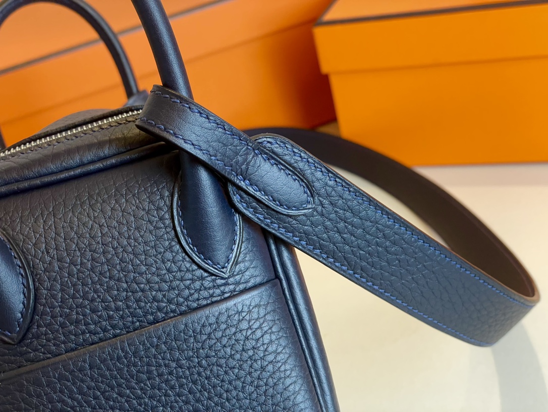 H**mes lindy 19-togo leather-19cm