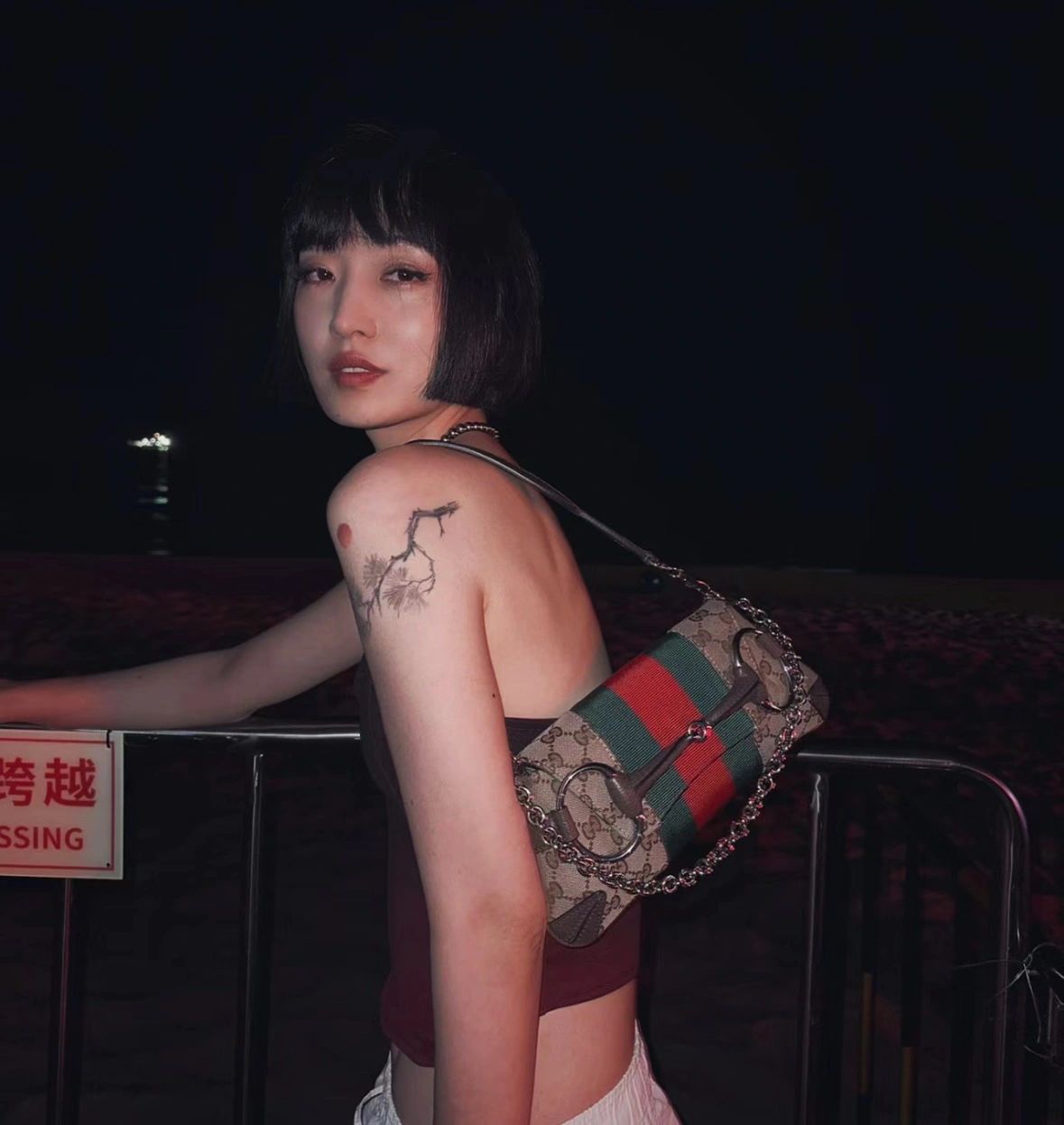 G*u*i horsebit chain 2023-27x11x5cm