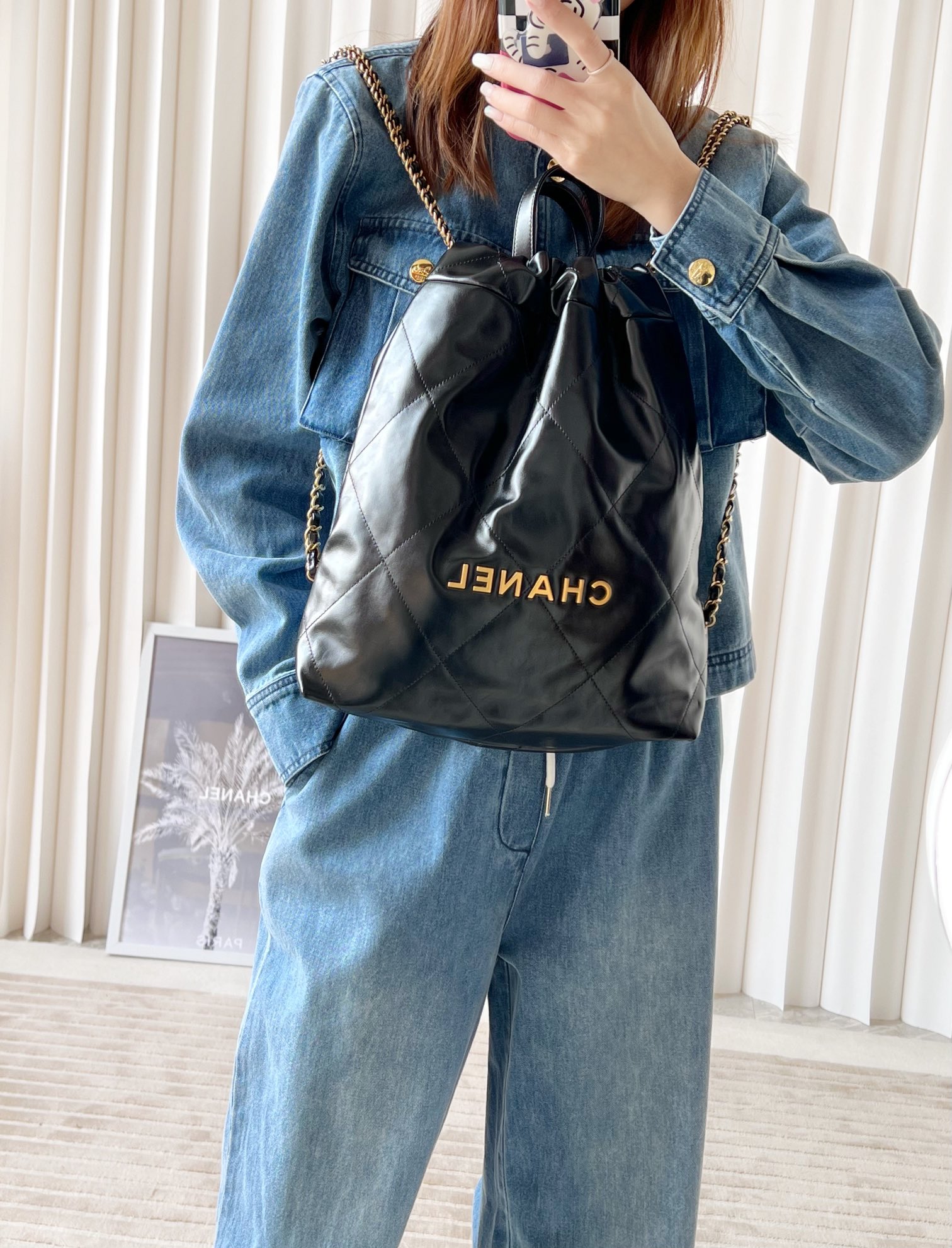 Ch@nel Backpack-29*34*10.5CM