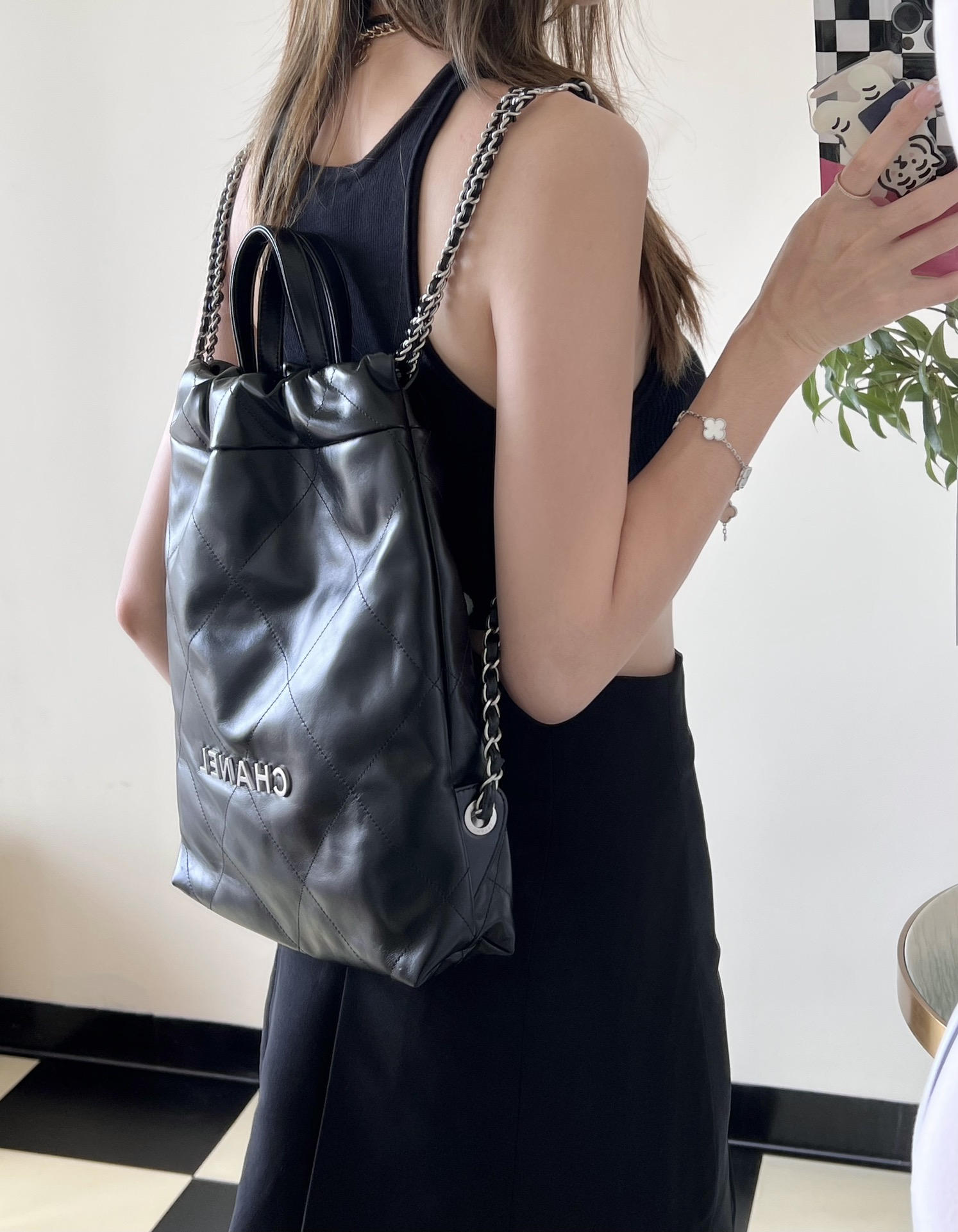 Ch@nel Backpack-29*34*10.5CM