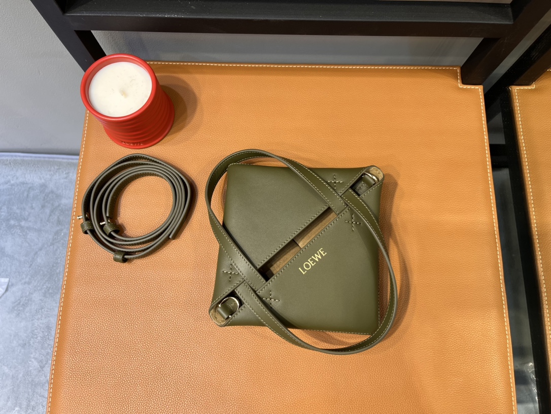 L0ew* puzzle tote-16.5/9.5/20cm