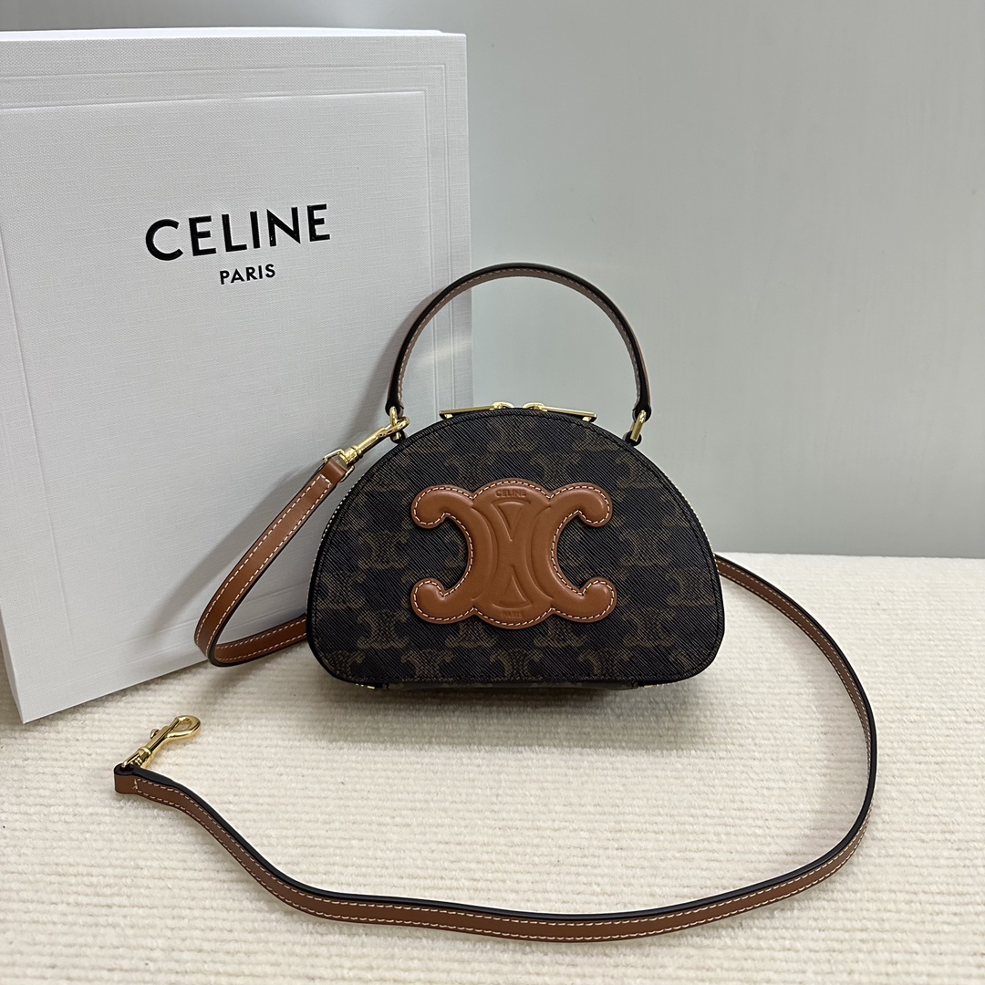 Ce**e print crescent bag-18x12.5x6cm