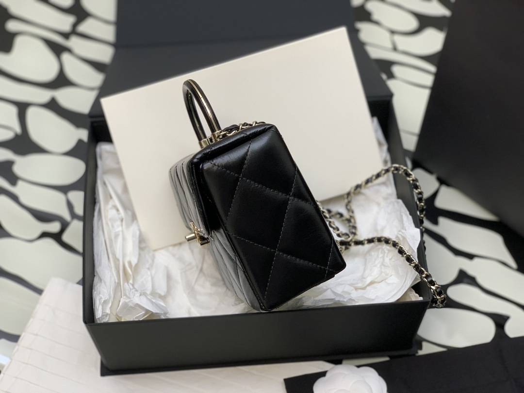 Ch@nel Vintage Box Bag-10.5*22*9CM