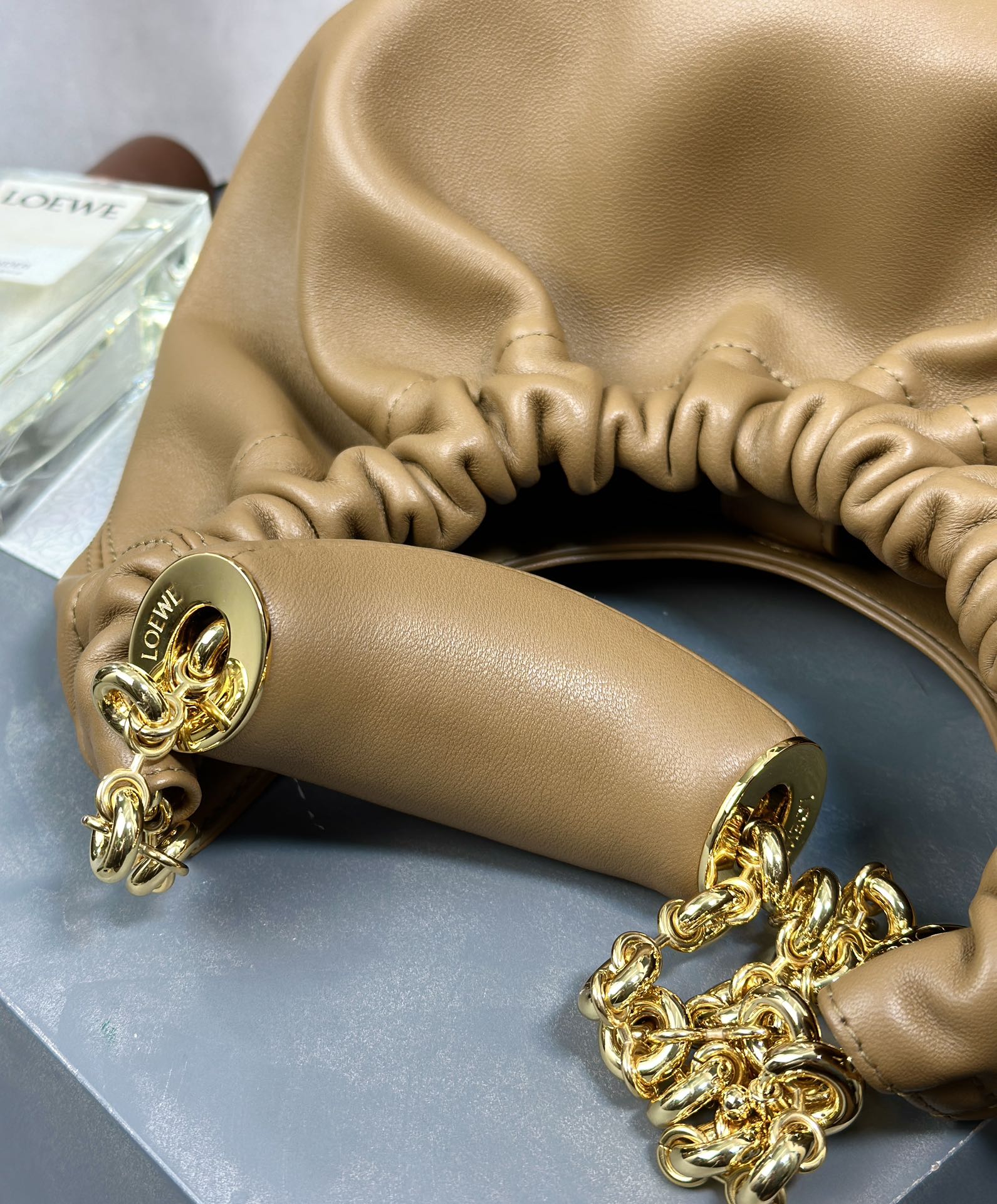 L0ew* squeeze bag-29*24*1.5cm