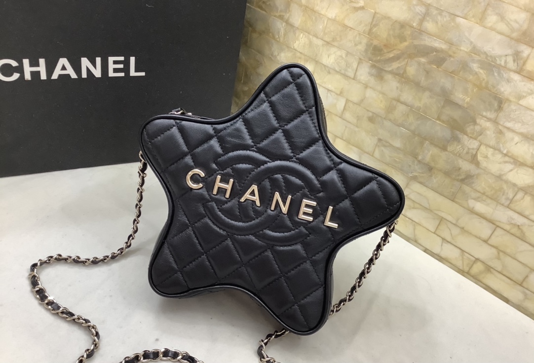 Ch@nel 2024SS Star Coin Purse-22.5 *22.5 *6CM