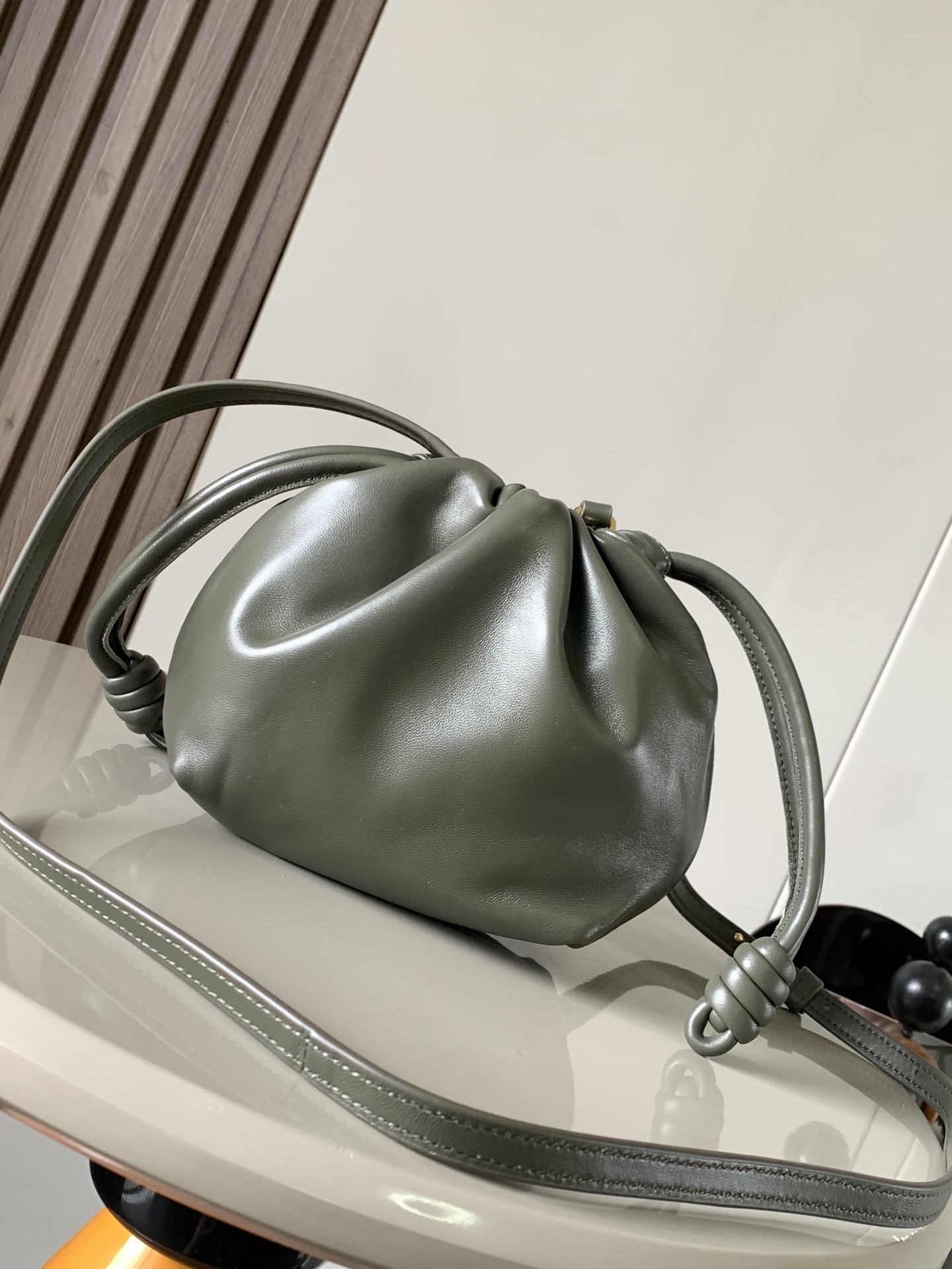 L0ew* mini flamenco purse bag-23*17*5.5cm