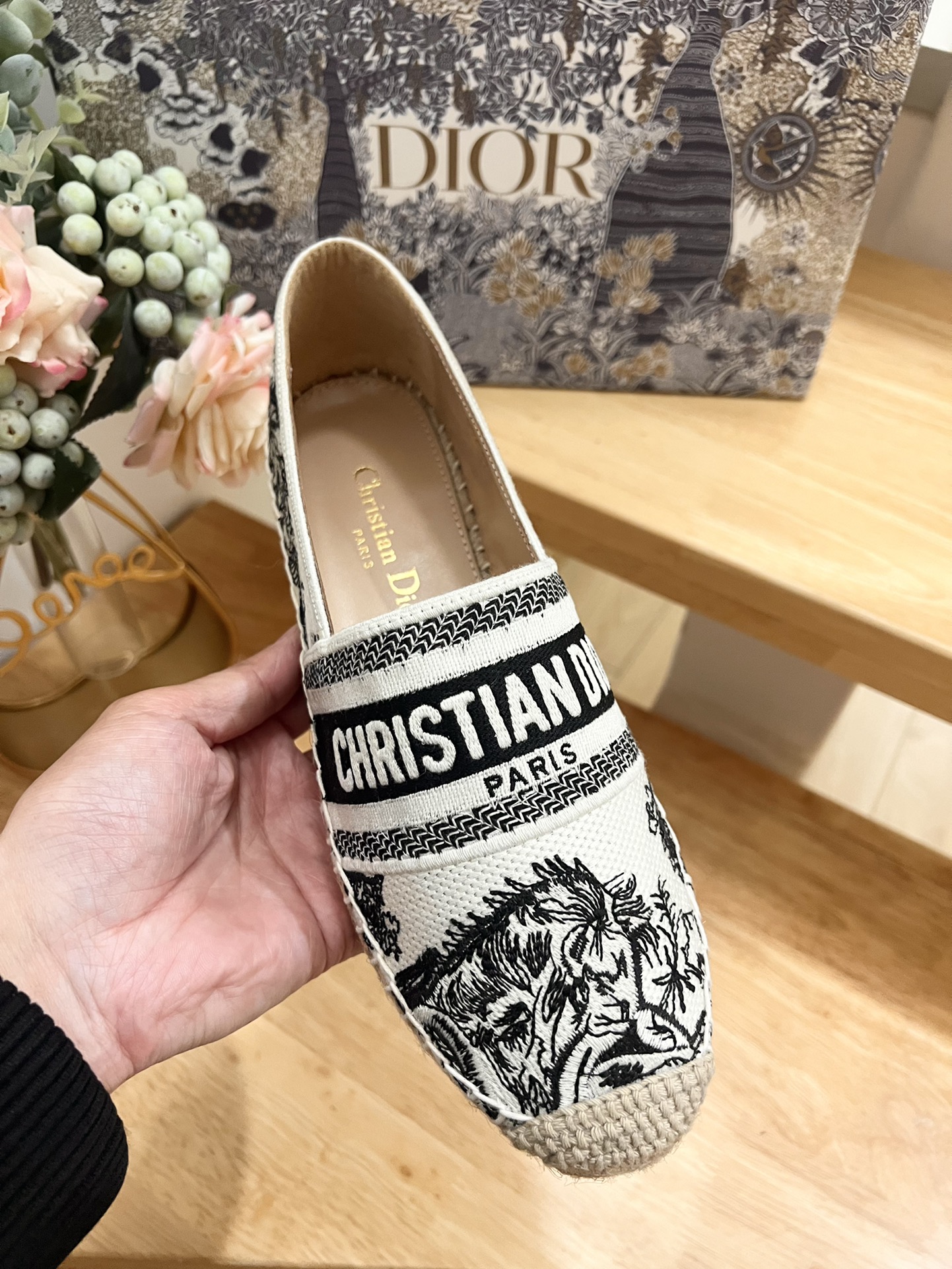 D*or oblique espadrilles