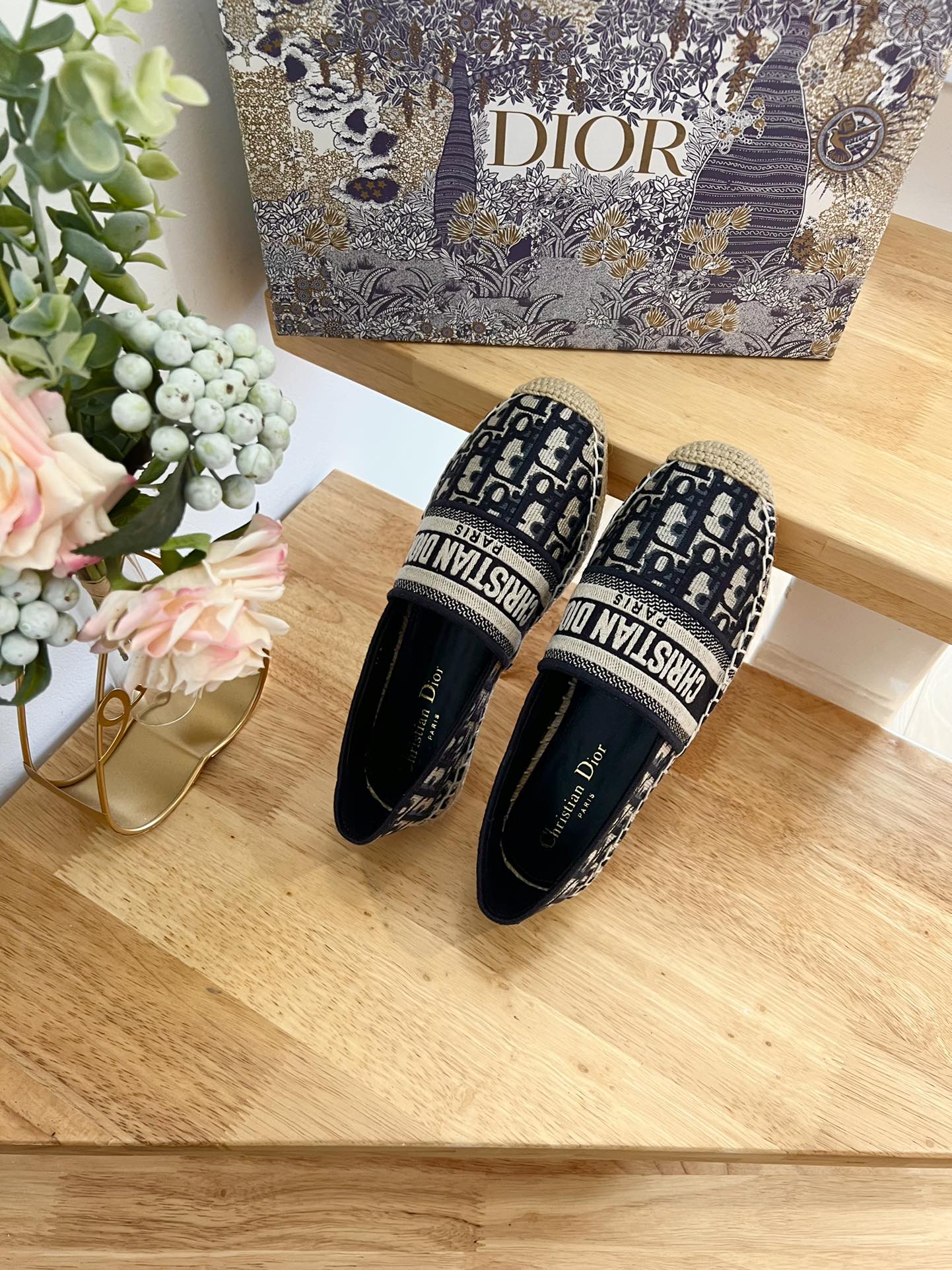 D*or oblique espadrilles