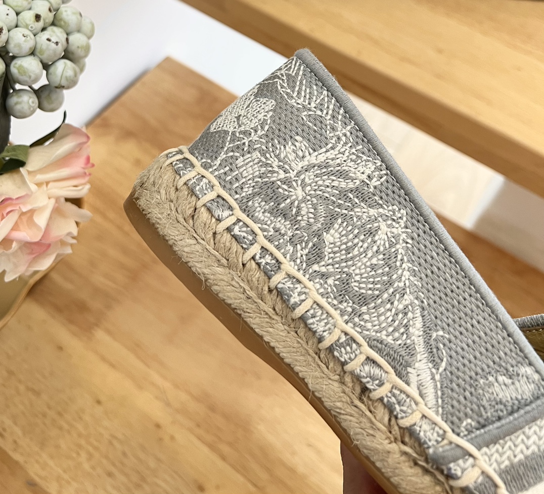 D*or oblique espadrilles