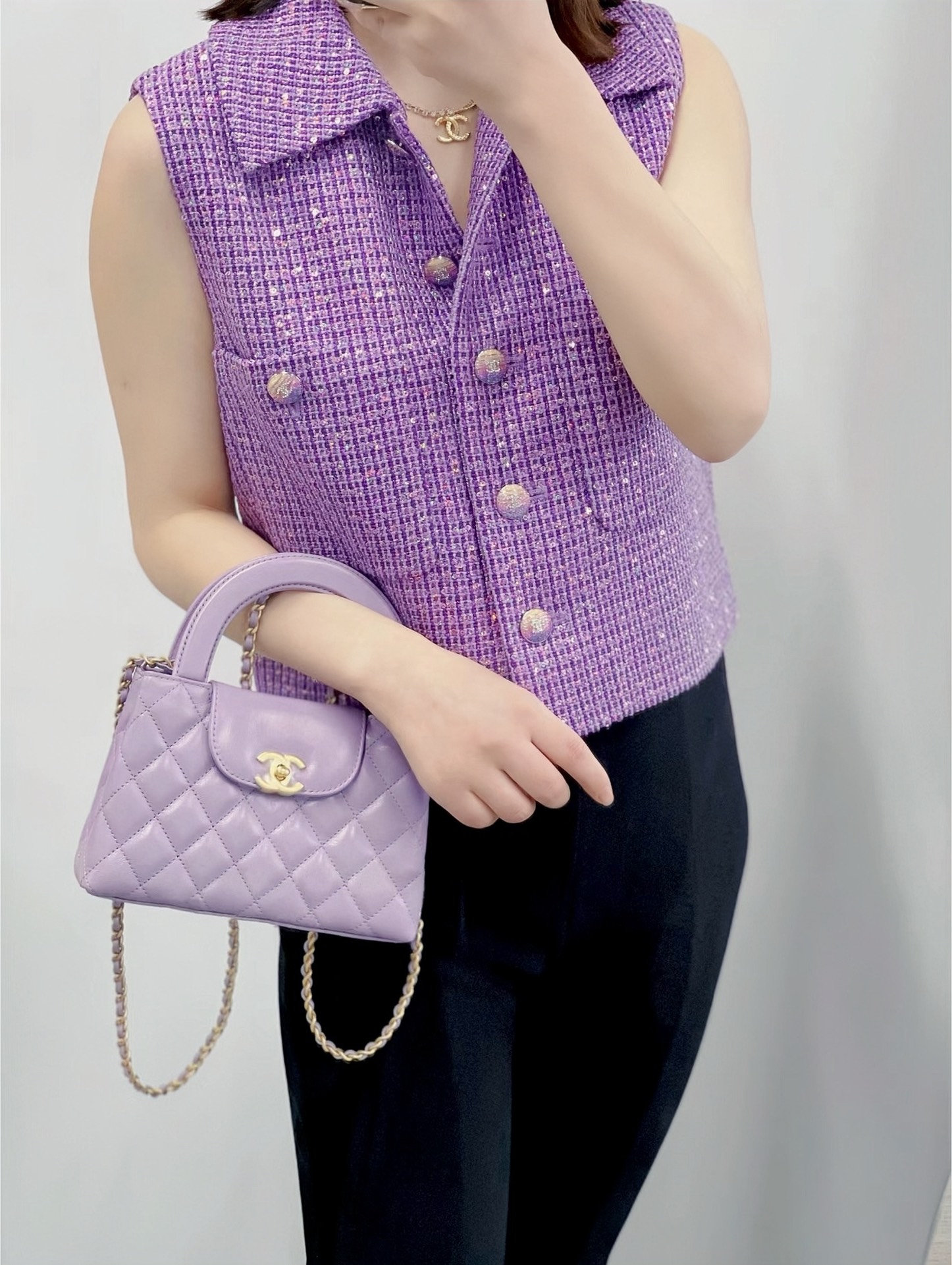 Ch@Nel Kelly Chain Bag-13*19*7CM