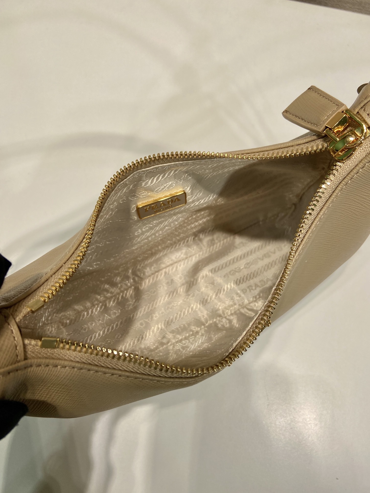 Pra*a nylon 1bc204b hobo bag-23*17*6.5cm