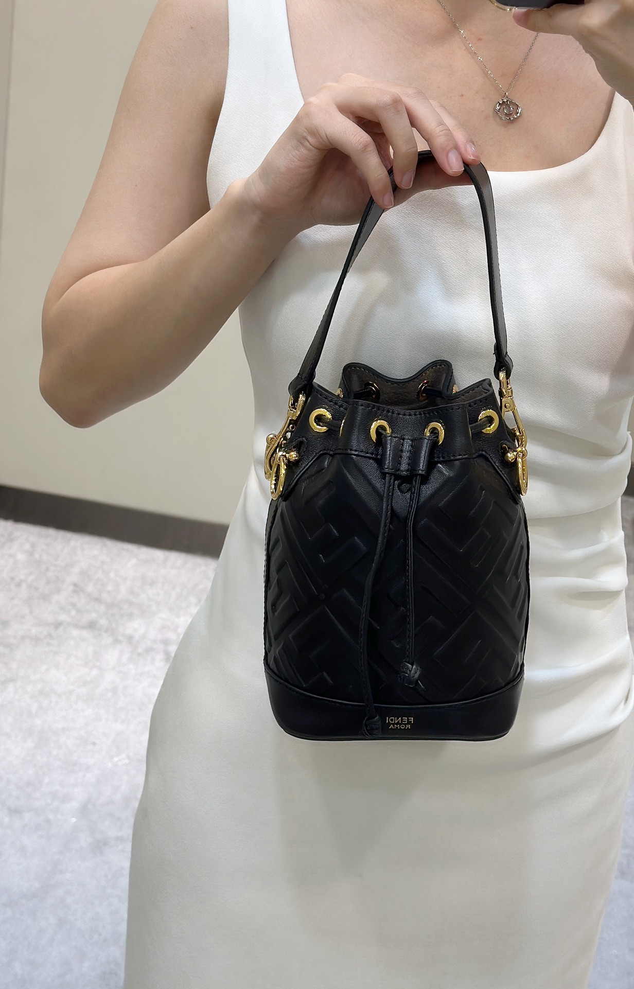 F**di mini mon tresor bag -12x18x10cm