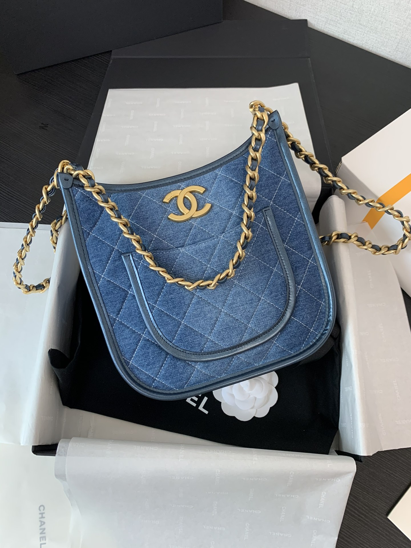 Ch@nel 2024SS Hobo Handbags-22×6×24CM