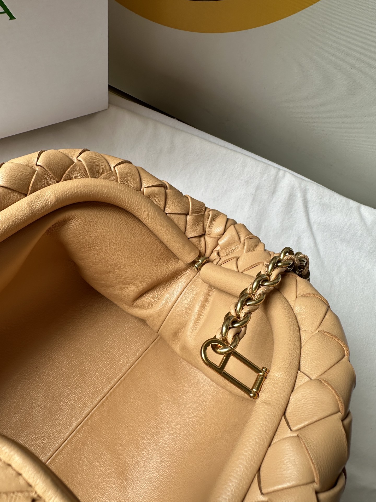 bo*te*ga Ve*ne*ta lauren 1980 teen leather clutch-31.5*16.5*11cm