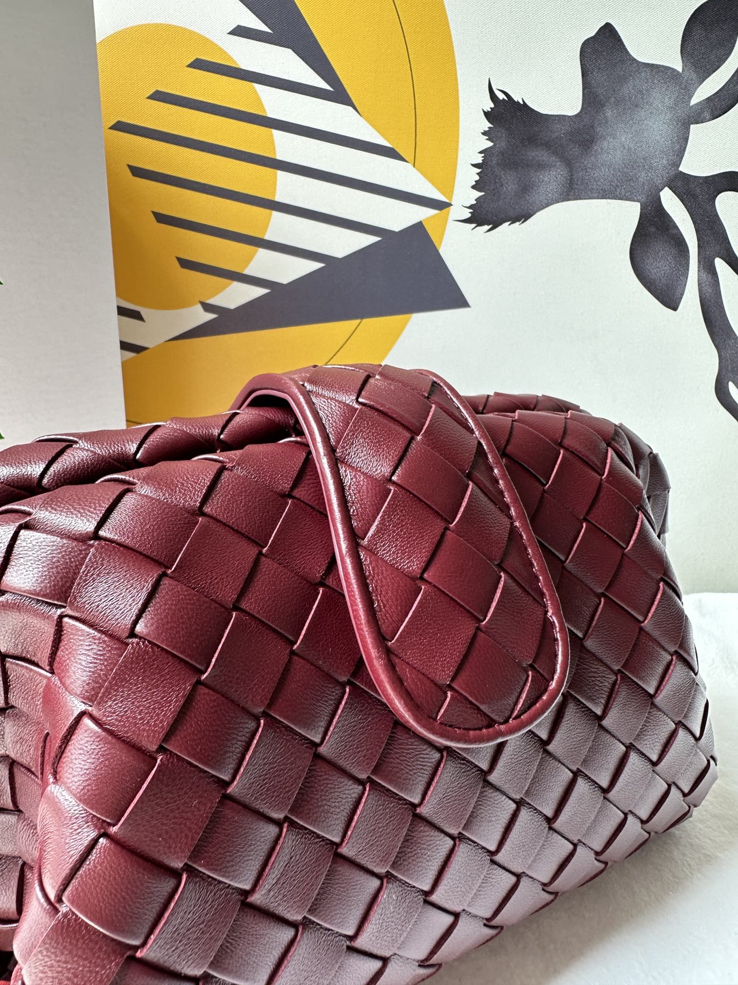 bo*te*ga Ve*ne*ta lauren 1980 teen leather clutch-31.5*16.5*11cm