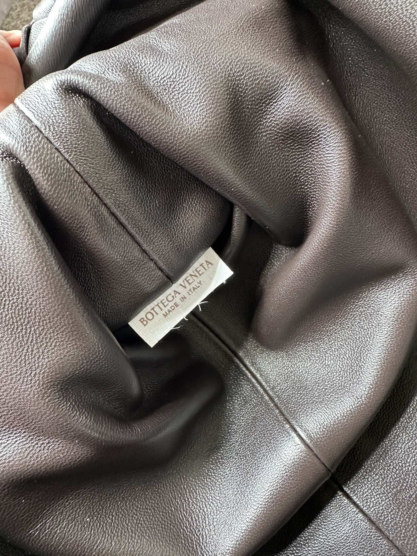 bo*te*ga Ve*ne*ta lauren 1980 teen leather clutch-31.5*16.5*11cm