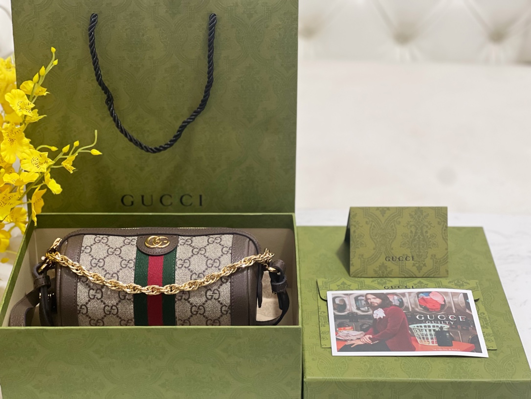 G*u*i ophidia mini shoulder bag-18.5*10*10cm