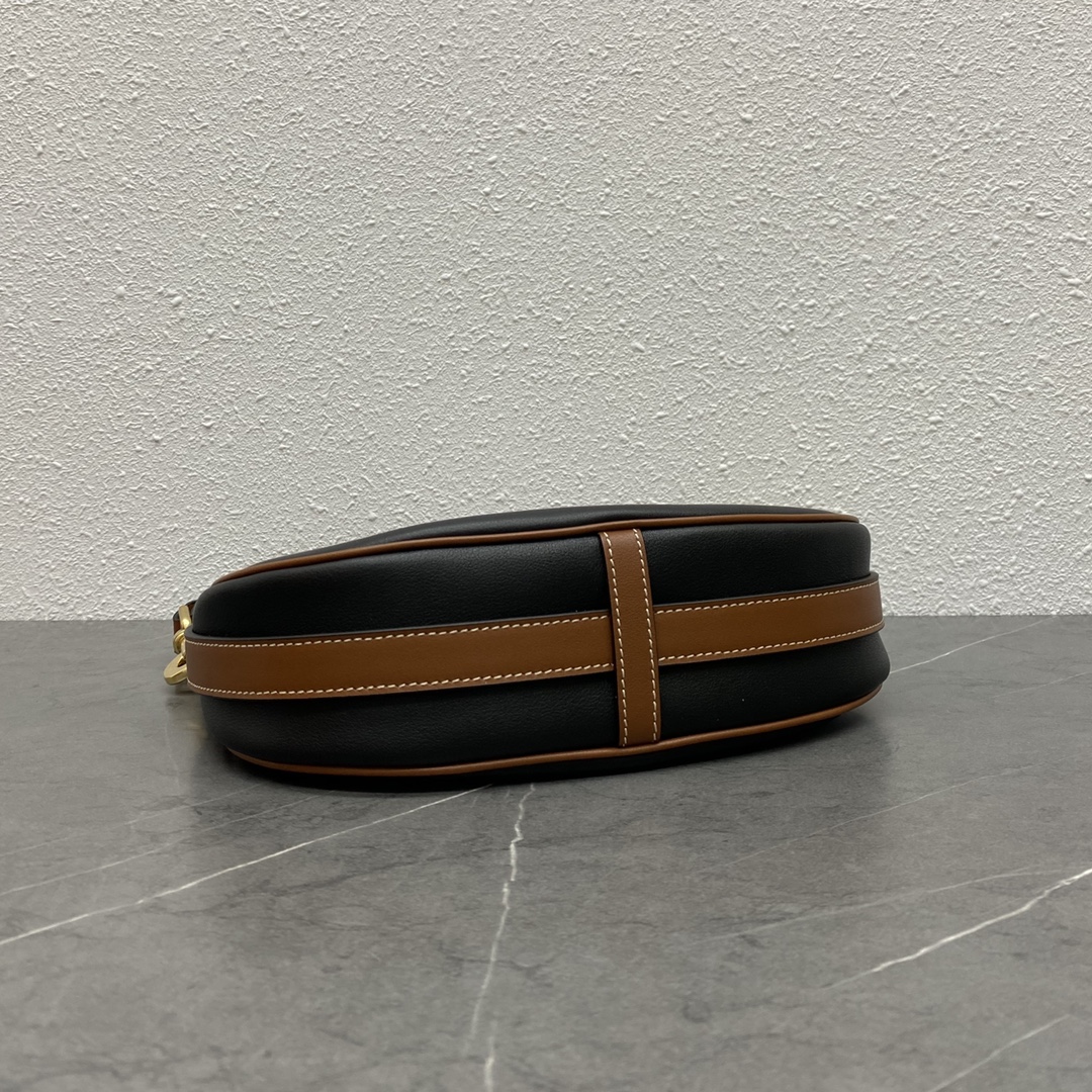 Ce**e brown leather ava hobo-24×13×7cm