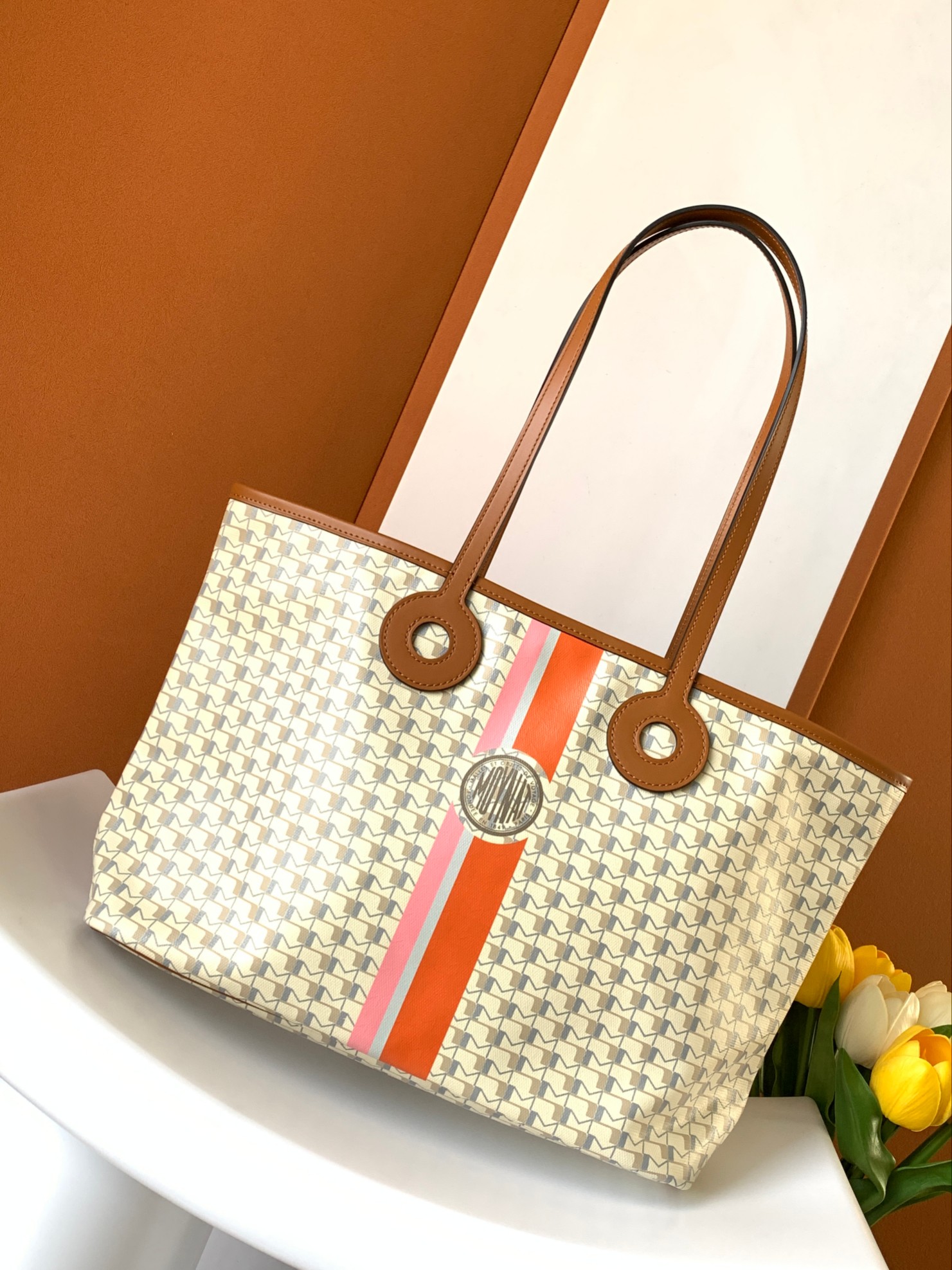 Go*ard canvas 1920 tote-45x13.5x27cm