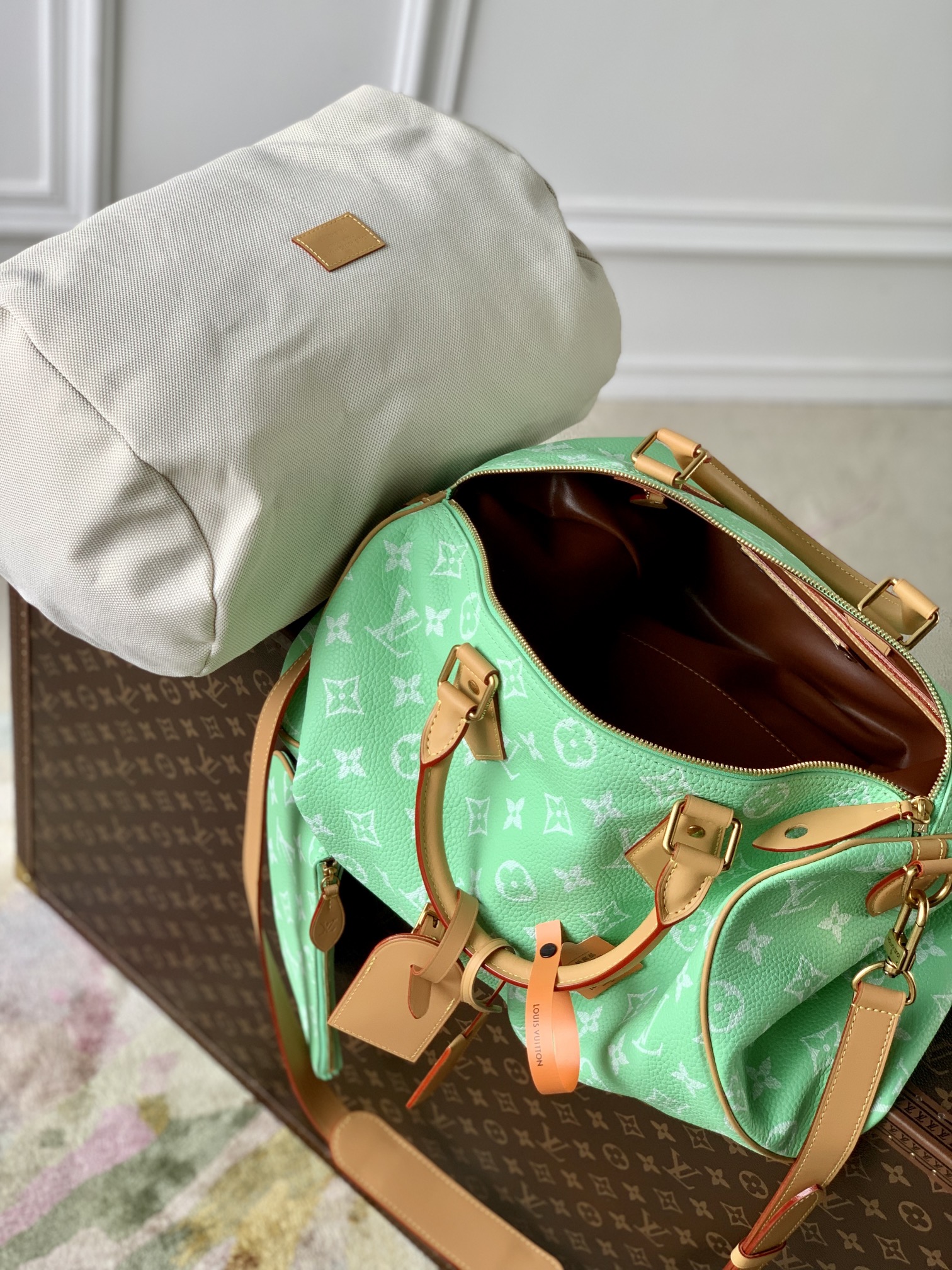 l0*is V*t0n speedy p9 bandoulière 40 monogram leather -40 x 26 x 23cm