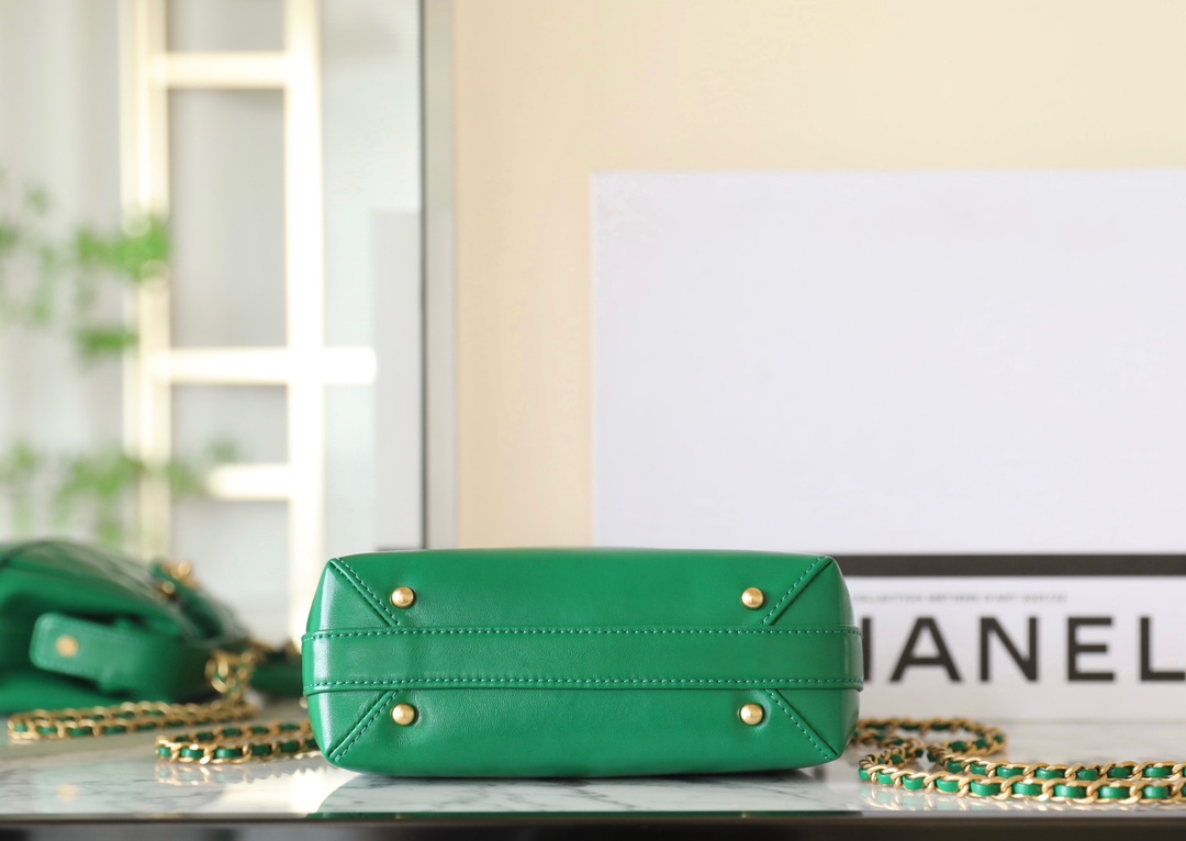 Ch@nel Bag With Top Handle-12*18*7CM