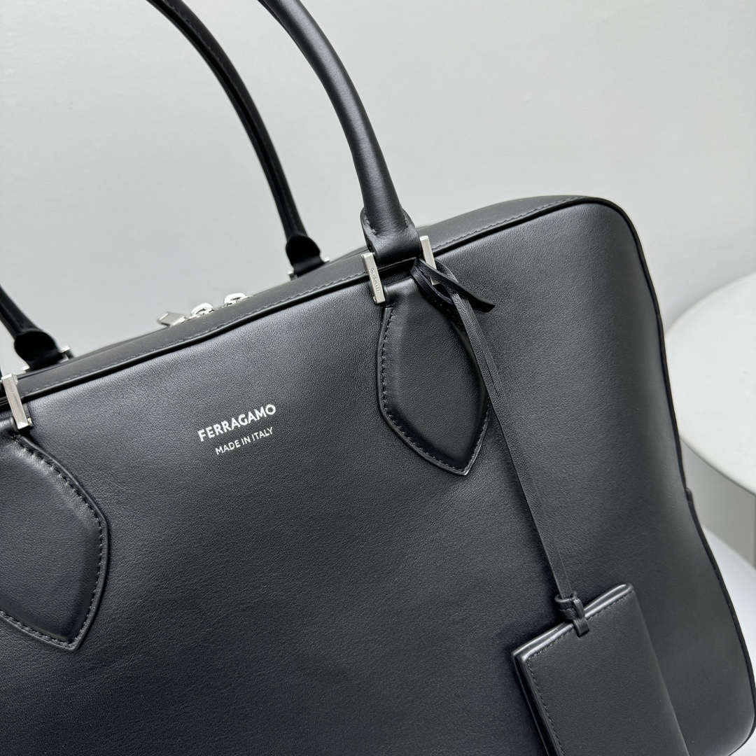 Ferragamo Leather Tote Bag-40*30*18.5CM